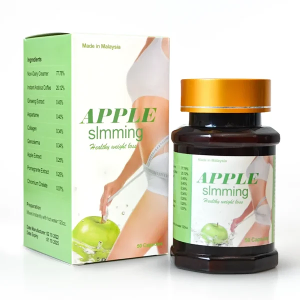 Apple Slimming Healthy Weight Loss 50 Capsules | UAE